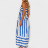 Svea - Maxi-jurk in Bare Bloom