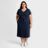 Danielle - Elegante V-hals Top met Rok