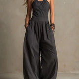 Bianca | Jumpsuit met een Elegante Kruisdecollété
