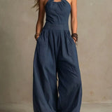 Bianca | Jumpsuit met een Elegante Kruisdecollété