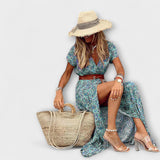 Sybella - Lichtgewicht Boho-Maxikleed