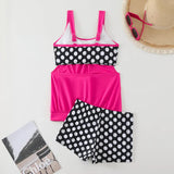 Nuria | Vloeibare tankini in twee delen