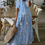 Luna | Midi jurk in ongedwongen boho-stijl