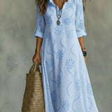 Zomer Maxi-jurk met Bloemen Sienna