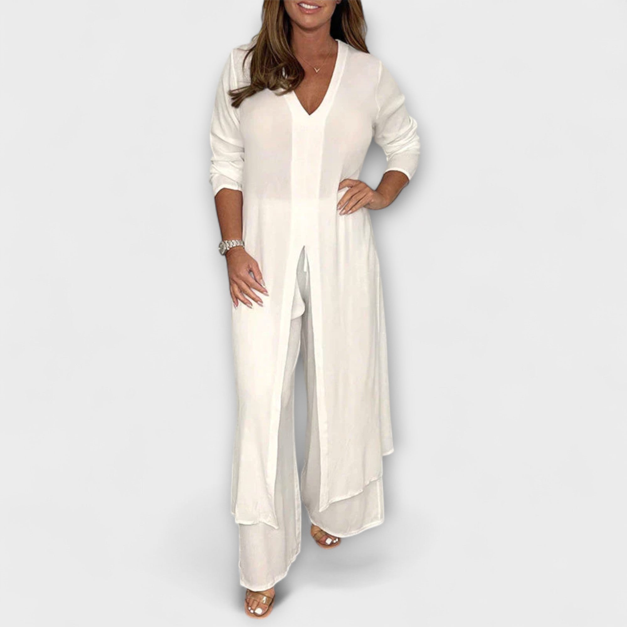 2-delig stijlvol dames Co-Ord-set