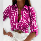 Blouse met klassieke kraag