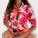 Blouse met klassieke kraag